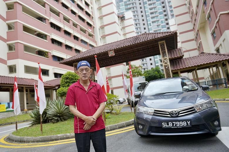 After driving taxis for more than 30 years, Mr Lim Chwee Choon became a Grab driver last year, trading in his cab for a Toyota Altis private-hire car.