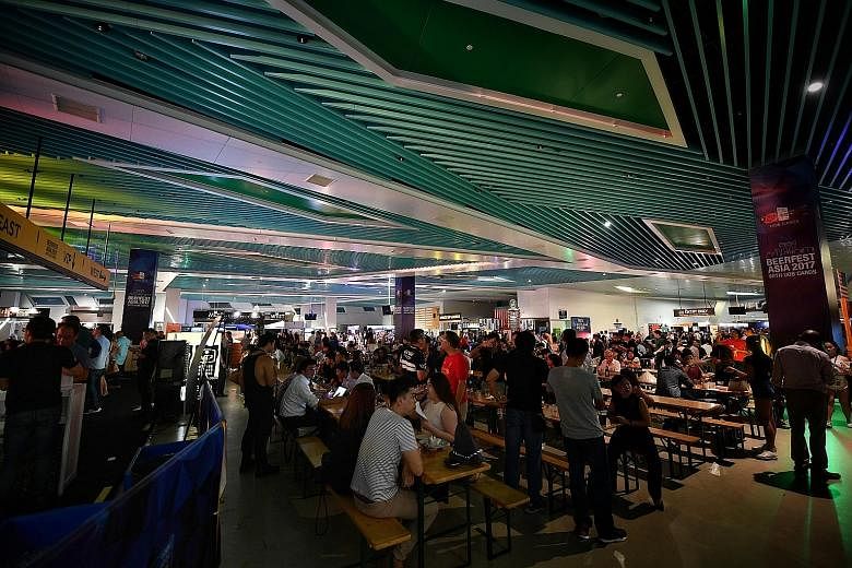 Visitors to Beerfest Asia yesterday got to enjoy workshops and performances by tribute bands.