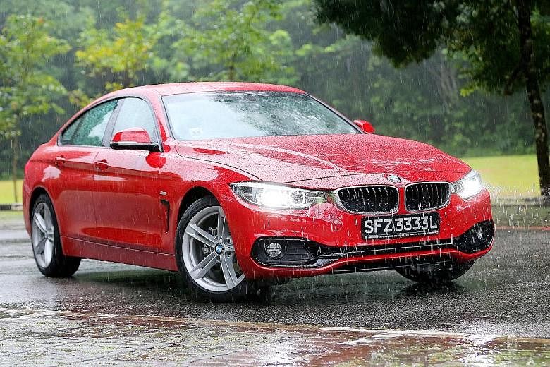 The BMW 420i Gran Coupe is agile and offers excellent ride quality.