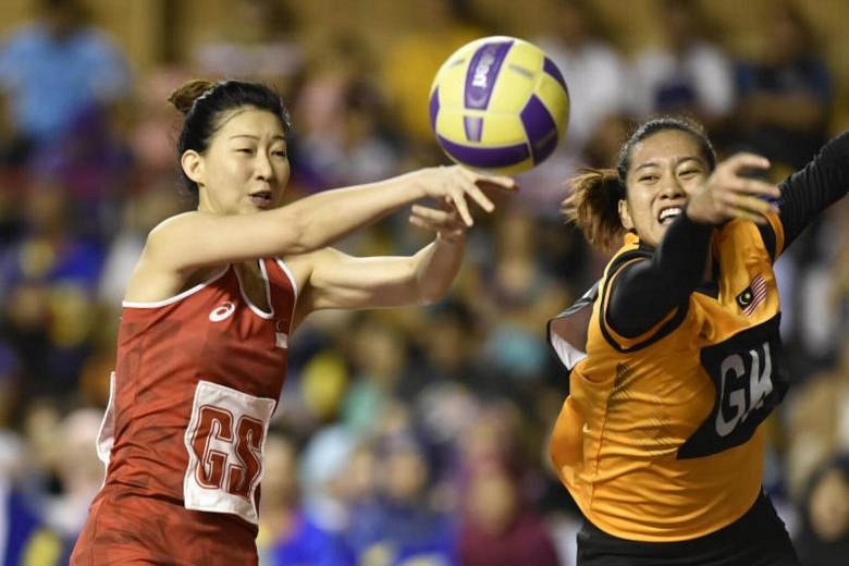 SEA Games Singapore S Netball Team Lose Crown To Malaysia Following 65   Fa Netball 20081 