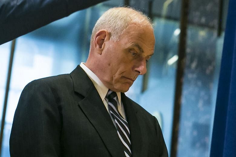 For Chief of Staff John Kelly (above), the departure of Mr Bannon, a caustic presence in a chaotic West Wing who frequently clashed with other aides over various issues, spells victory.