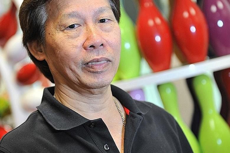 The late bowling coach Henry Tan, who first coached Cherie Tan when she was 13.