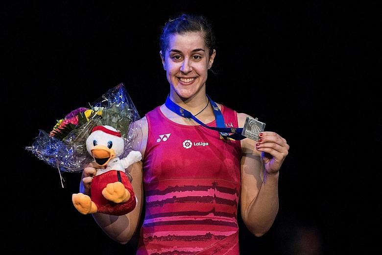Chen Long and Carolina Marin are seeded fifth and third respectively but will be dangerous opponents.