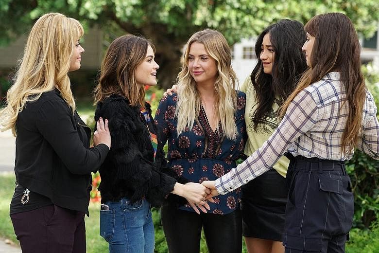 Facebook is eyeing shows attractive to people in their mid-teens up to mid-30s, along the lines of frothy fare such as Pretty Little Liars (above).