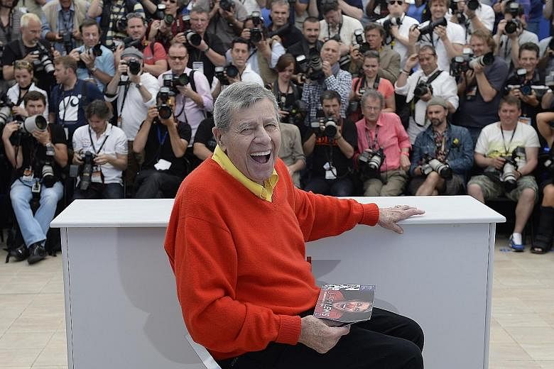 Jerry Lewis (above) made more than 50 films, including The Nutty Professor (with Stella Stevens), as well as countless club and television appearances. He made 16 films with Dean Martin before they broke up as a duo. They did not speak for 20 years until 