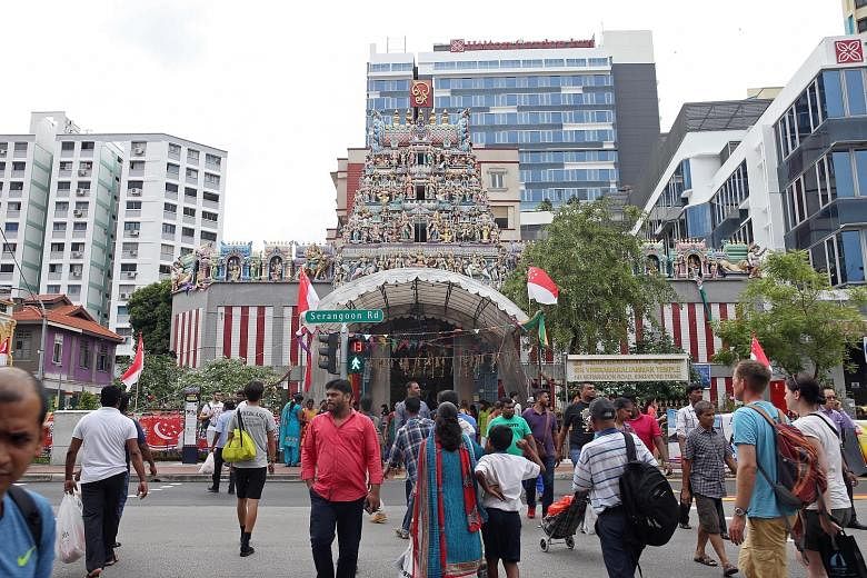 The popular Sri Veeramakaliamman Temple in Serangoon Road, built in 1855, is a famous icon in Little India, attracting as many as 5,000 devotees on Sundays. Devotees whom The Straits Times spoke to said they were surprised by the news that the temple
