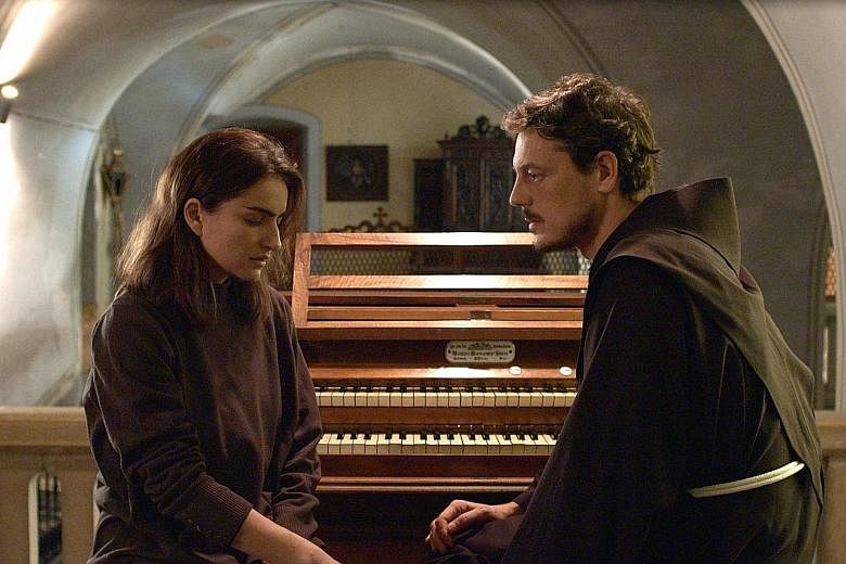 A Quiet Heart stars Ania Bukstein as a classical pianist and Giorgio Lupano as a monk.