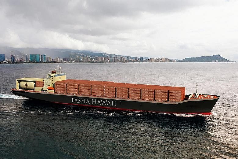 The deal with Honolulu-based Pasha Hawaii will be Keppel's first for a large-sized Jones Act vessel and a new-build container ship.