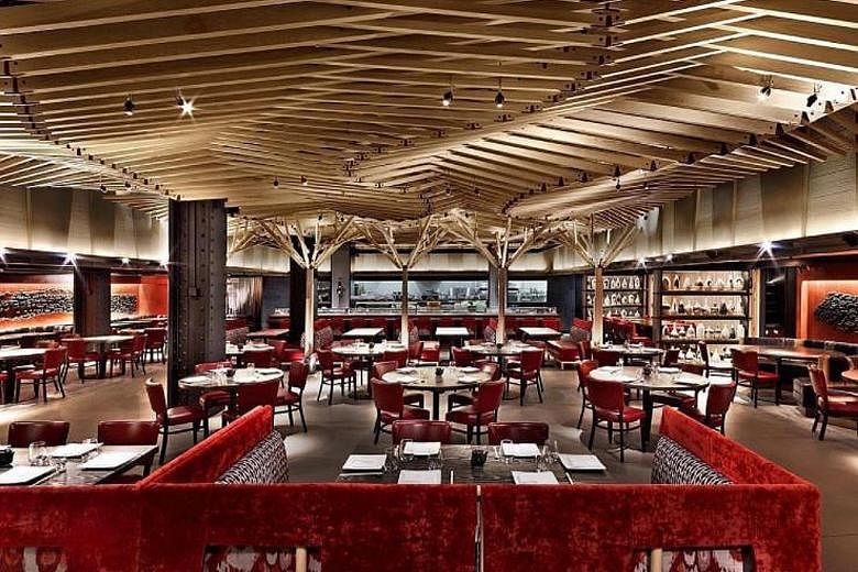 Nobu in New York (above) was designed by David Rockwell.