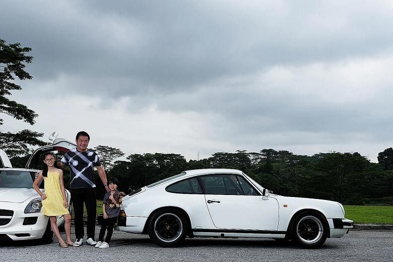 Racer Ringo Chong intends to hand over his Porsche 911 Carrera 3.2 G Model to his 10-year-old daughter Renee and four-year- old son Rainier.