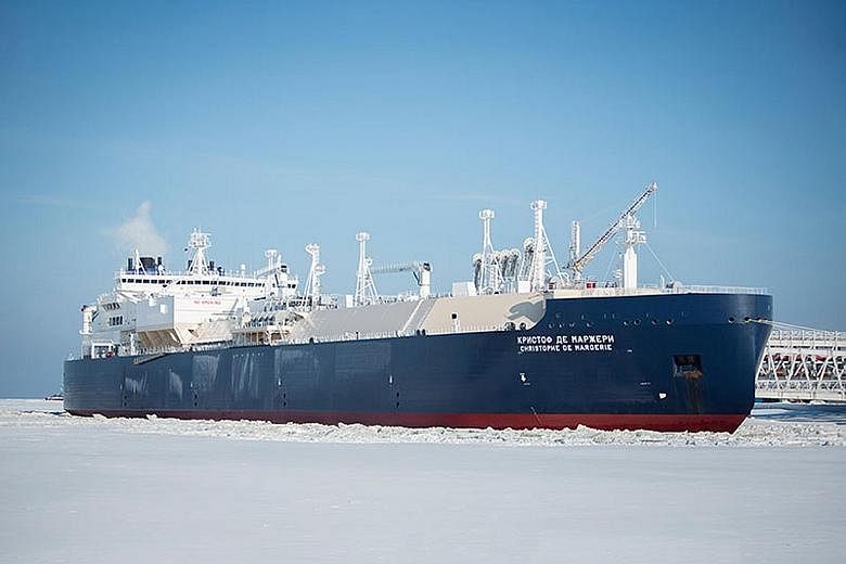 The Christophe de Margerie completed the trip from Norway to South Korea in 19 days and is the first ship to complete the Northern Sea Route without the aid of ice-breaking vessels.