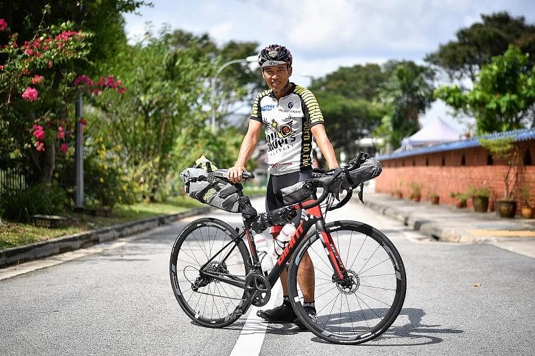 Mr Steven Hon is just one of four Singaporeans who took part in the Transcontinental Race this year. He came in 68th.