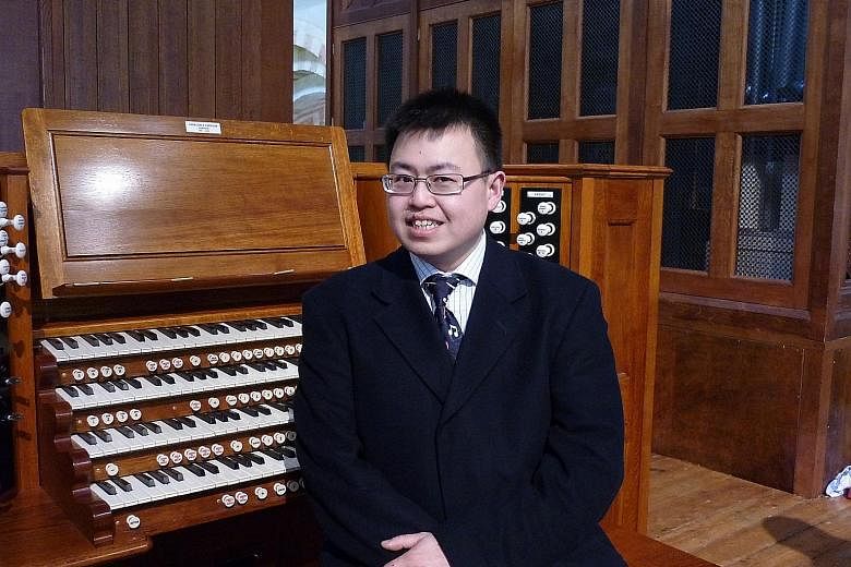 Organ builder Adriel Yap (above) found a safe space in music.