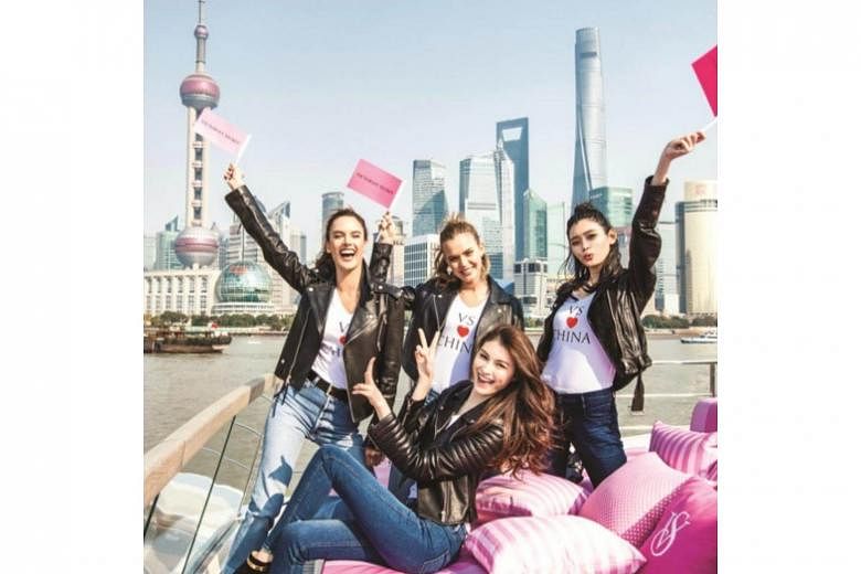 Victoria's Secret on X: This magic moment: The Angels take their first  look at the #VSFashionShow venue in Shanghai!  / X