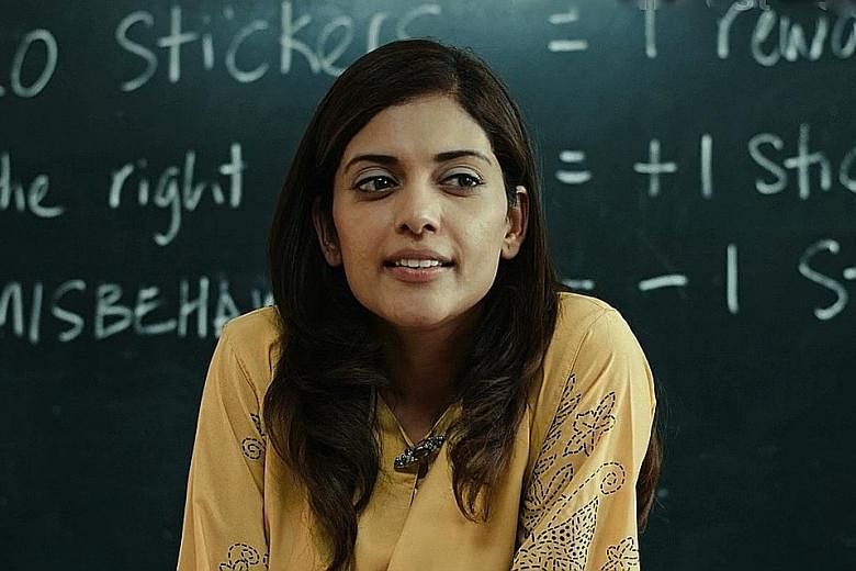Sangeeta Krishnasamy (above) plays the lead character in Adiwiraku, the first feature film by Eric Ong.