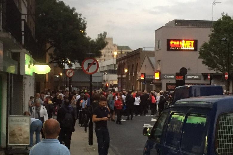 London station evacuated briefly after small explosion caused by e