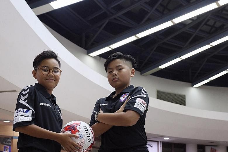 Danial Feroz of Swiss Cottage Secondary and Tan Yu Hen of Hong Kah Secondary were picked for a one-week football training and cultural experience in Niigata, where the parent club of S-League champions Albirex Niigata is based.