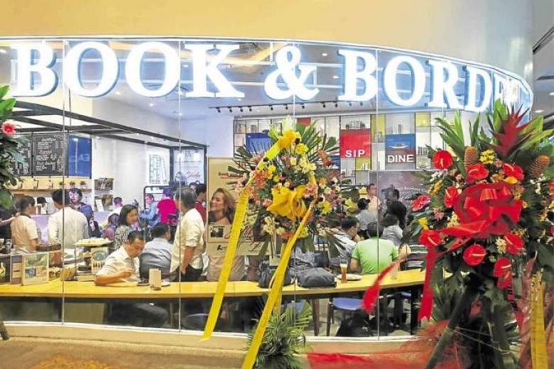 Book & Borders Cafe at Manhattan Parkview, Malvar Street, Araneta Center, Quezon City. 