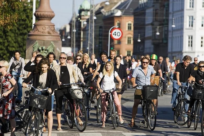 High registration duties for cars have contributed to cycling becoming a popular way to get around in Denmark.