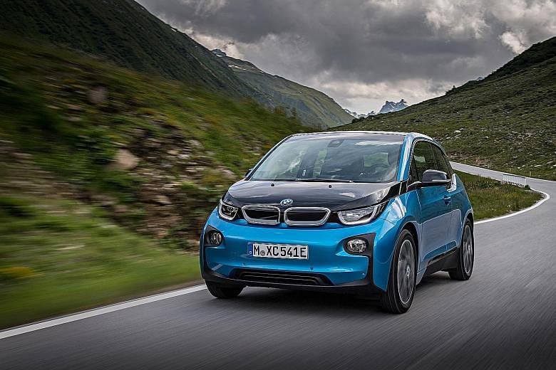 BMW will make its bug-like i3 electric car look more sporty and less squat.