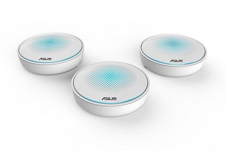 Mesh routers have exploded in popularity this year, with models from major networking firms such as Asus.