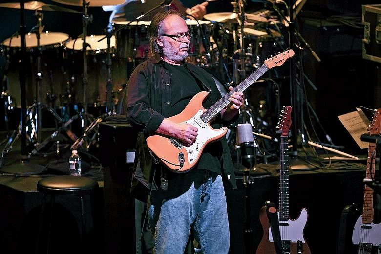 Walter Becker performing at Beacon Theatre in New York in 2011.