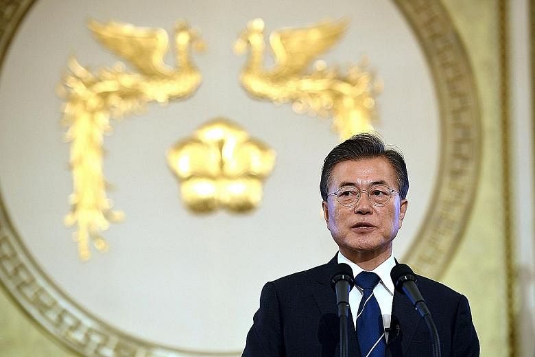 South Korean President Moon Jae In is due to arrive in Russia for a visit today.