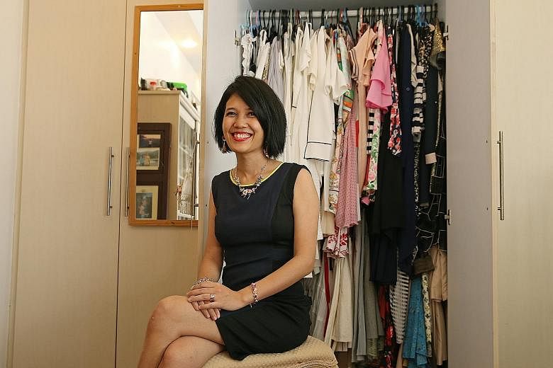 Ms Adriana Lim Escano finds it hard to resist designer pieces that are on sale.