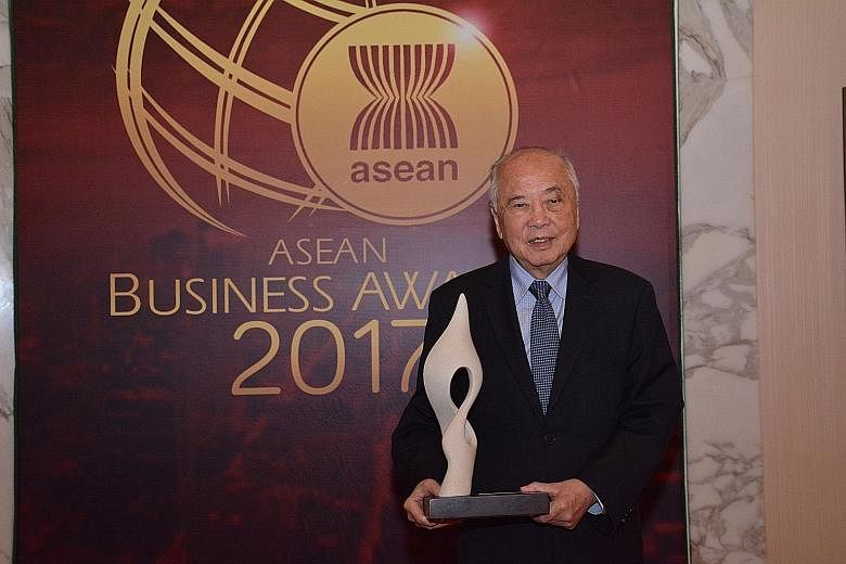 Banking and property tycoon Wee Cho Yaw is among nine leading entrepreneurs in South-east Asia to be chosen for the inaugural Legacy Awards, launched this year by the Asean Business Advisory Council to mark the bloc's 50th anniversary.