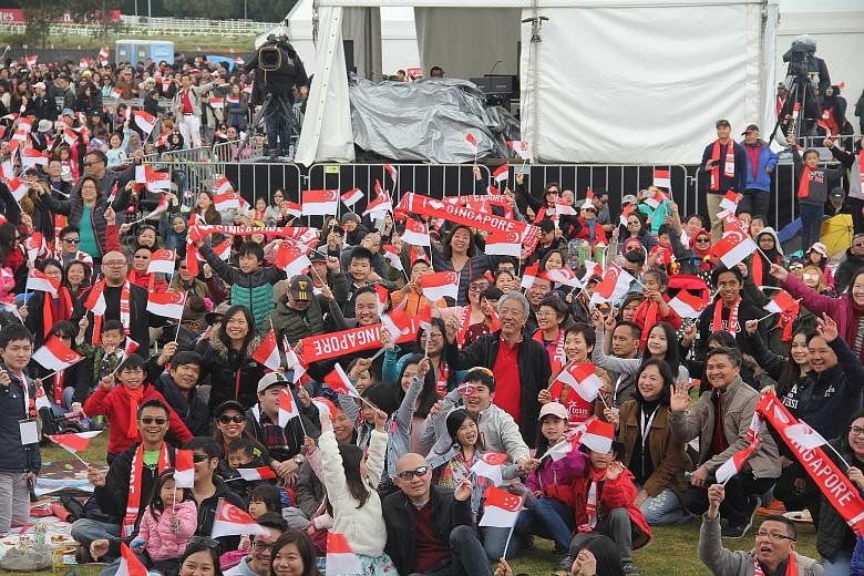The third Singapore Day celebration in Australia, attended by Deputy Prime Minister Teo Chee Hean, Minister for Culture, Community and Youth Grace Fu and Minister for Health Gan Kim Yong, was held at Flemington Racecourse in Melbourne yesterday. It i