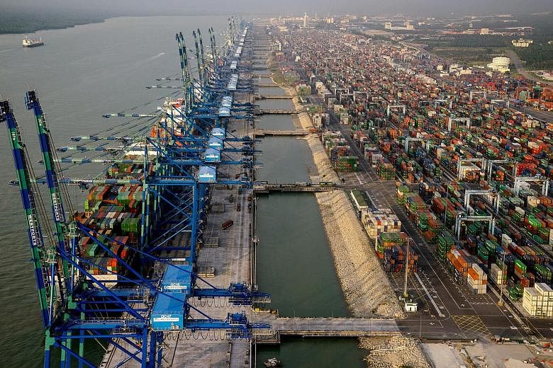 Industry officials say that two rival groups which handle nearly half the world's shipping capacity - THE Alliance and Ocean Alliance - started realigning in April, resulting in more than half of Port Klang's (above) Asia-Europe calls being shifted t