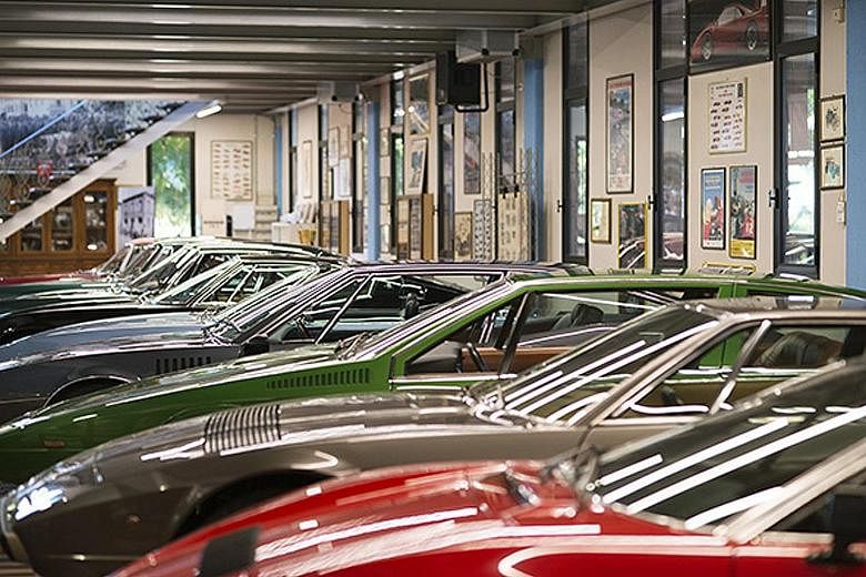 A photo of the Panini Museum in Modena, Italy, by Wilfred Lim, which is part of the Motor Valley exhibition at The Arts House.