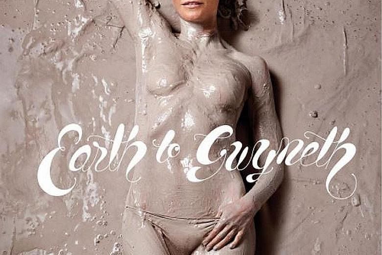 The first issue of Goop magazine has its founder, actress Gwyneth Paltrow, slathered in mud on its cover.