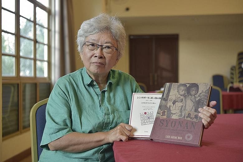 A chronicler of the Japanese Occupation, Lee Geok Boi (above) has launched the second edition of her 1992 book, Syonan, to commemorate the 75th anniversary of the fall of Singapore.