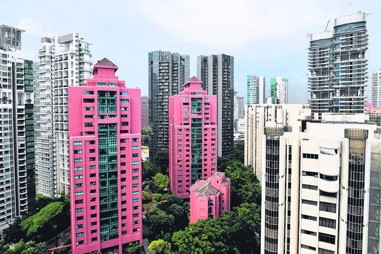 Resale prices of condos in the core central region and outlying areas month on month increased by 0.2 per cent and 1.6 per cent respectively, according to estimates.