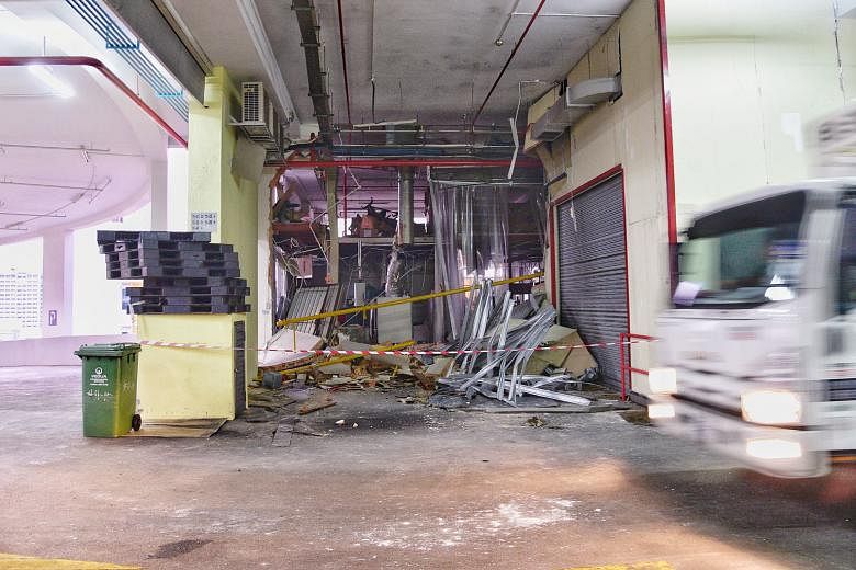 The industrial incident on Monday on the 11th floor of Enterprise Centre in Bukit Batok originated from a unit occupied by ZTP. The blast damaged a pipe which supplies gas to the 11th floor.