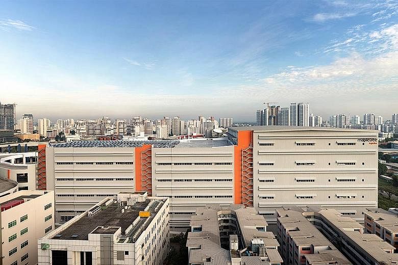 Mapletree Logistics Hub in Toh Guan Road East. Mapletree Logistics Trust is raising up to $640 million through a private placement and preferential offering.