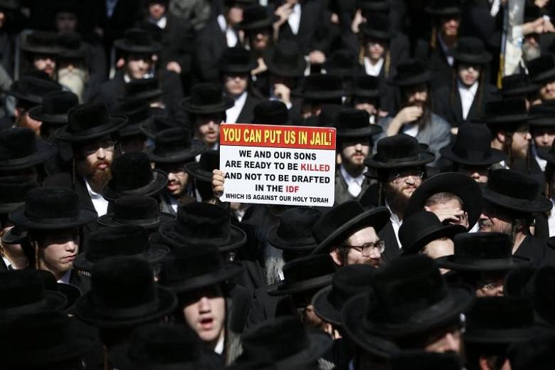 Ultra-Orthodox Israelis Protest Against Mandatory Army Service | The ...