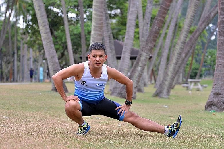 From someone who used to smoke, drink and eat a lot, Mr Steven Chan has turned into a fitness enthusiast who loves training for triathlons.