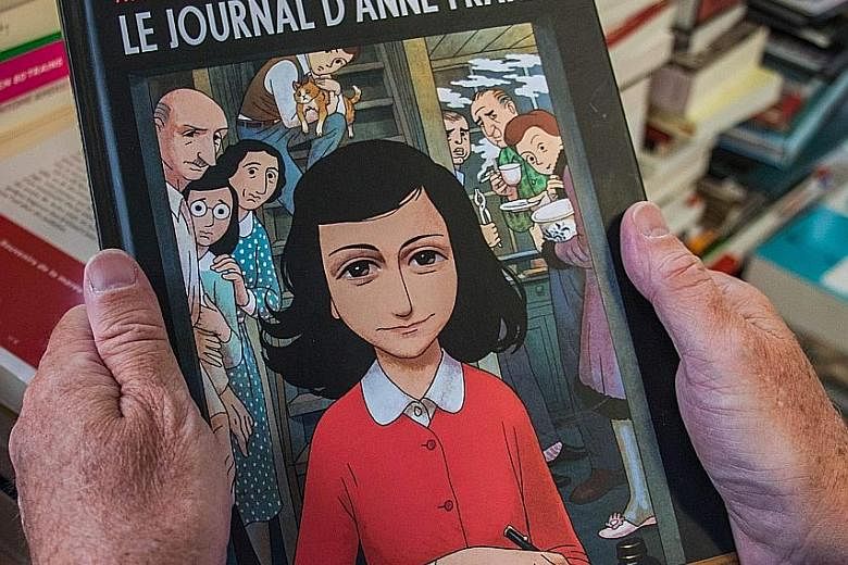The 160-page graphic-novel version of The Diary Of Anne Frank is an abridged version of the original.
