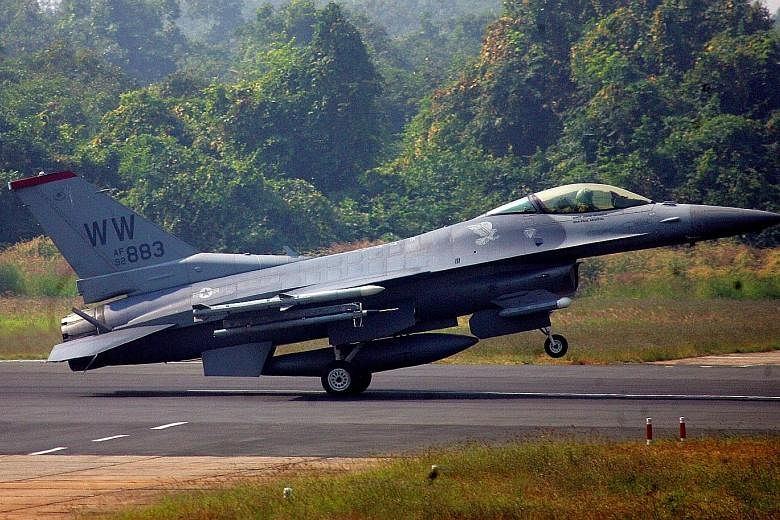 A file photo of an F-16 from the US military in action during a joint India-US air force exercise in India. Lockheed Martin has offered to move its F-16 production line to India from Texas, and make it the sole factory worldwide if New Delhi orders a