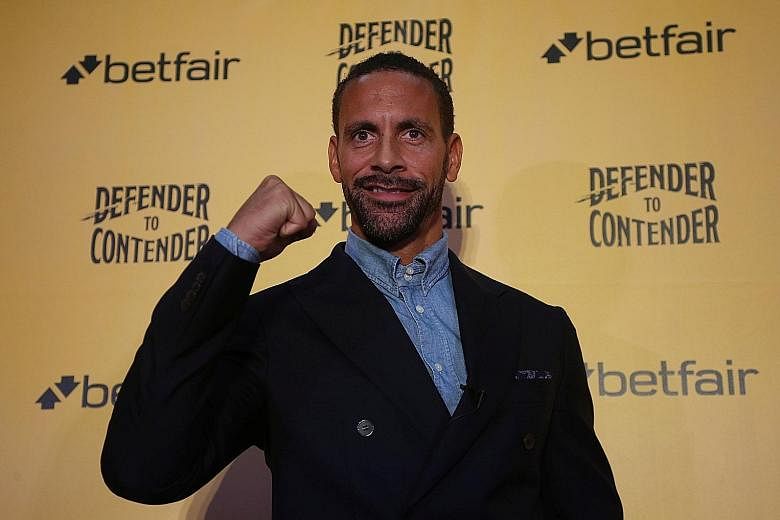 Former England captain Rio Ferdinand yesterday, after the 38-year-old said he would launch a bid to become a professional boxer.