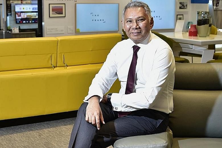 Managing director of Harvey Norman Kenneth Aruldoss is in charge of the stores' revamp.