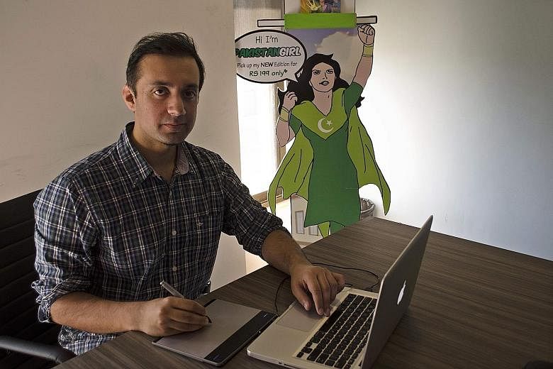 Mr Hassan Siddiqui, creator of the Pakistan Girl comic series, says there is a shortage of female role models and superheroes in the conservative country's mainstream media.