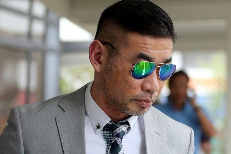 Convicted drug abuser Yeoh Kim Koon said Stuart Koe Chi Yeow (above) sold him a packet containing 0.17g of Ice on Aug 25 last year.