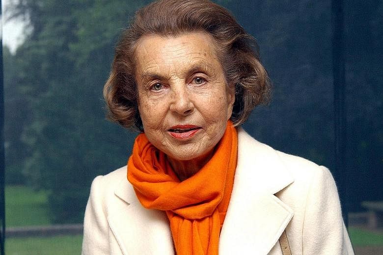 Mrs Liliane Bettencourt, who inherited billions and her father's controlling interest in L'Oreal after his death in 1957, gave millions to education, humanitarian projects and the arts over the years.