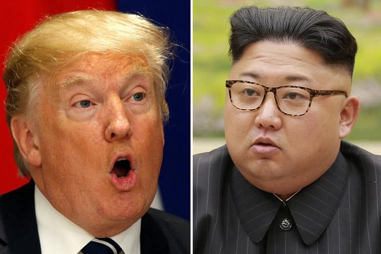 Mr Donald Trump last Tuesday threatened to "totally destroy North Korea" at the United Nations General Assembly while Mr Kim Jong Un shot back on Thursday, describing the US President as "mentally deranged".