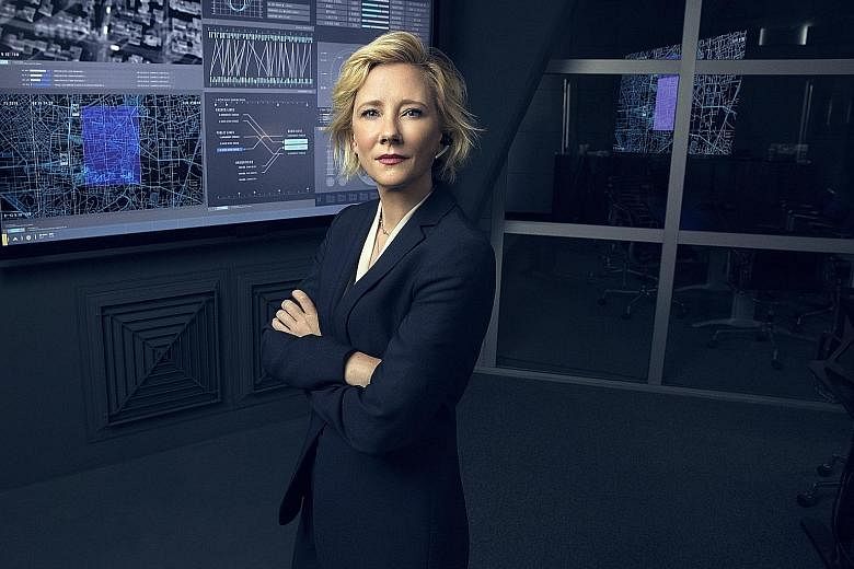 In the military drama The Brave, Anne Heche (above) is Patricia Campbell, who leads analysts to feed information to undercover specialists.