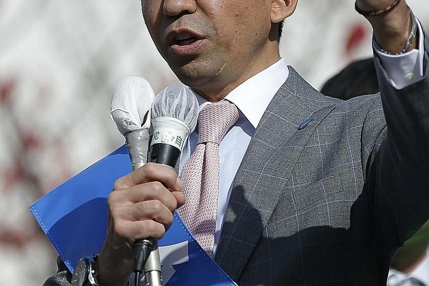 Mr Mineyuki Fukuda (Above) says he will leave the LDP. Japan's former foreign minister Seiji Maehara was elected leader of Japan's main opposition party, the Democratic Party, on Sept 1.