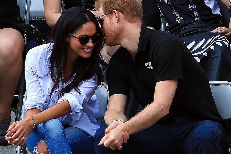 Prince Harry and Meghan Markle at Toronto's Invictus Games.
